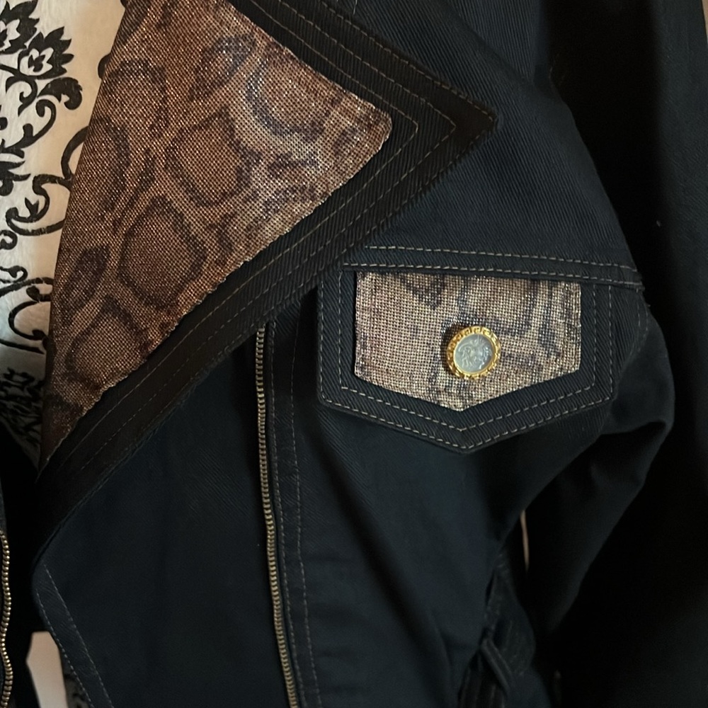 Vintage 90s Cache Jacket With Full Frontal Zipper - image 3